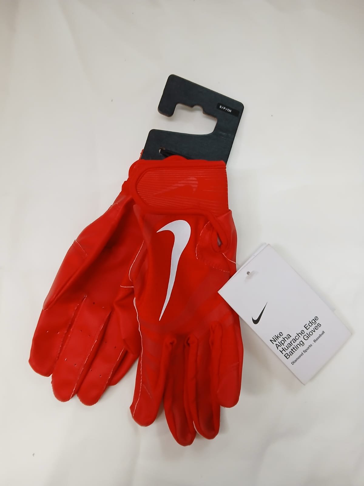 Guantes de bateo Nike Alpha Huarache Edge - Youth M -Rojos