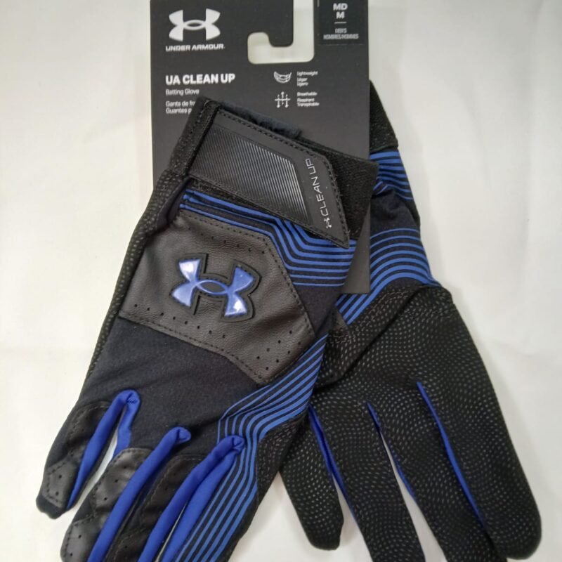 Guantes de bateo para adultos M, Under Armour CLEAN UP - Negro/Azul