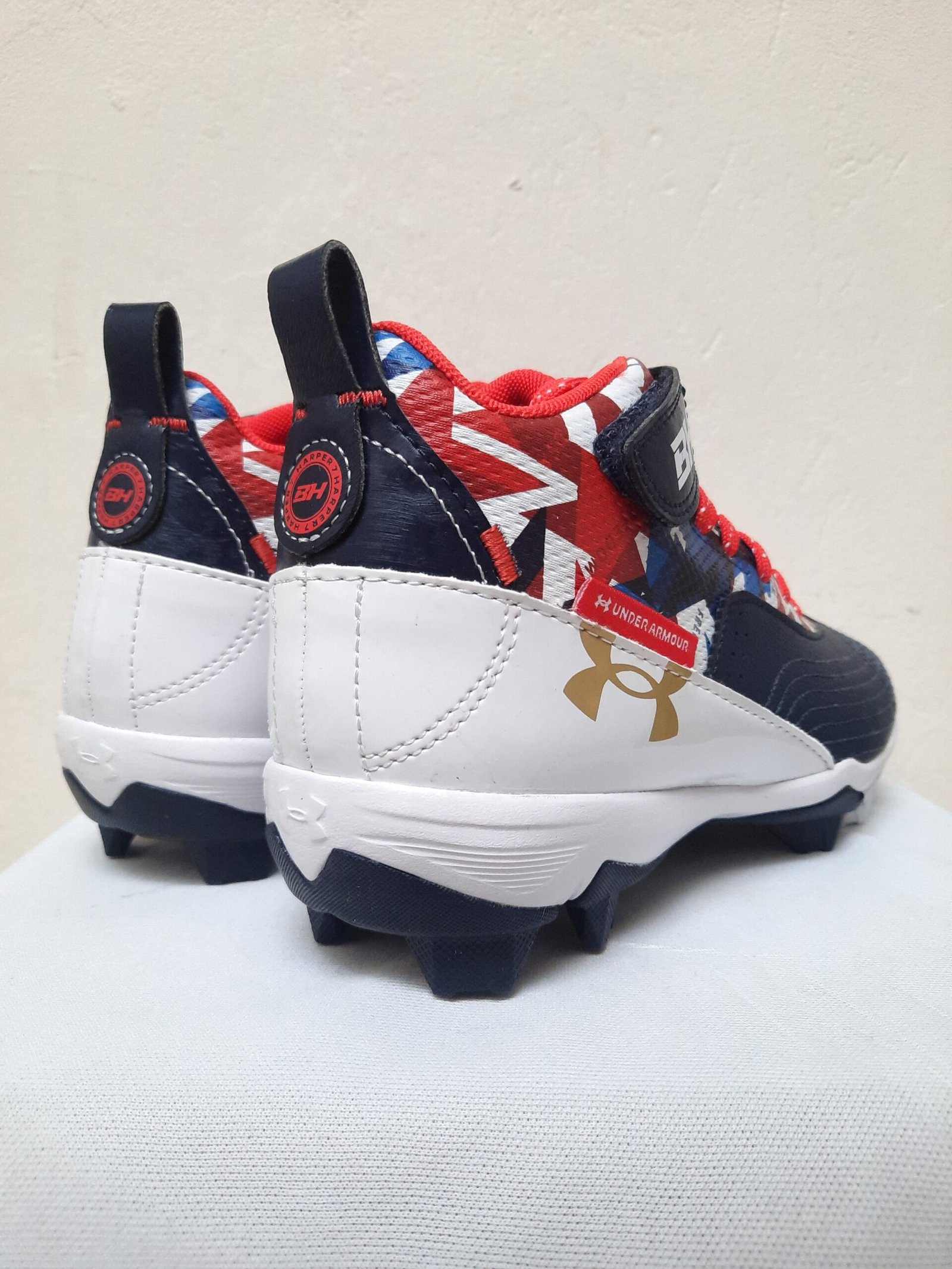 Tacos o Guayos, beisbol/softbol, 4.5Y USA, Under ArmourBH edicion limitada - Imagen 4