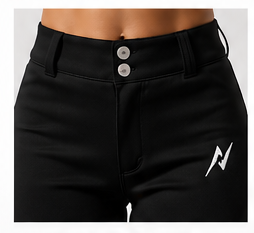 Pantalón Bombacho Softball Femenino Corto Negro - Imagen 2