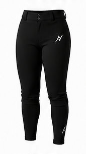 Pantalón Bombacho Softball Femenino Corto Negro - Imagen 4